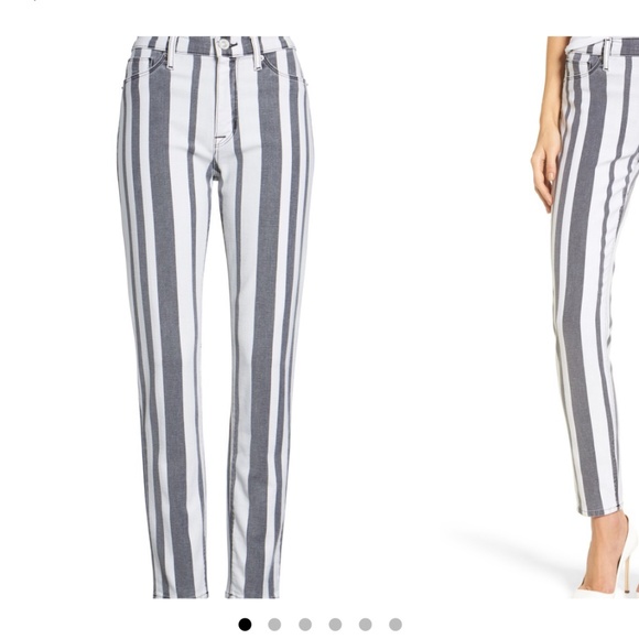 Hudson Jeans Barbara High Waist Ankle Super Skinny Jeans in Undertaking 30 - Picture 1 of 9